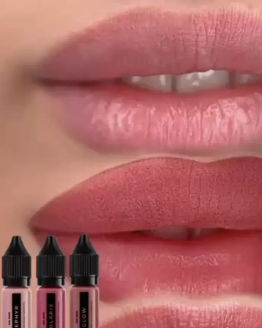 Lip blush healed result
