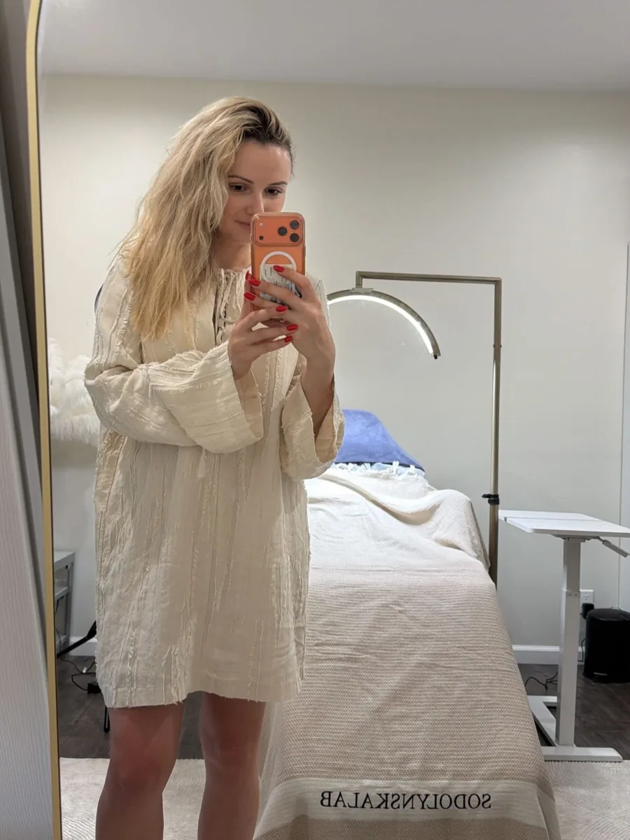 Halyna in the treatment room